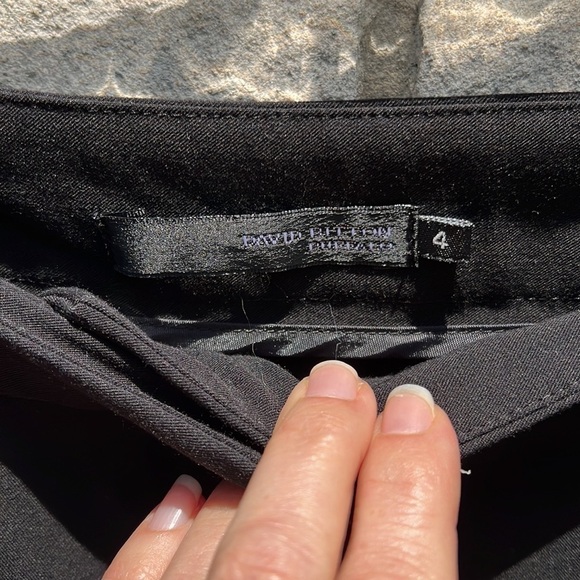 Buffalo David Bitton Black Dress Pants Sz 4 - Picture 3 of 5